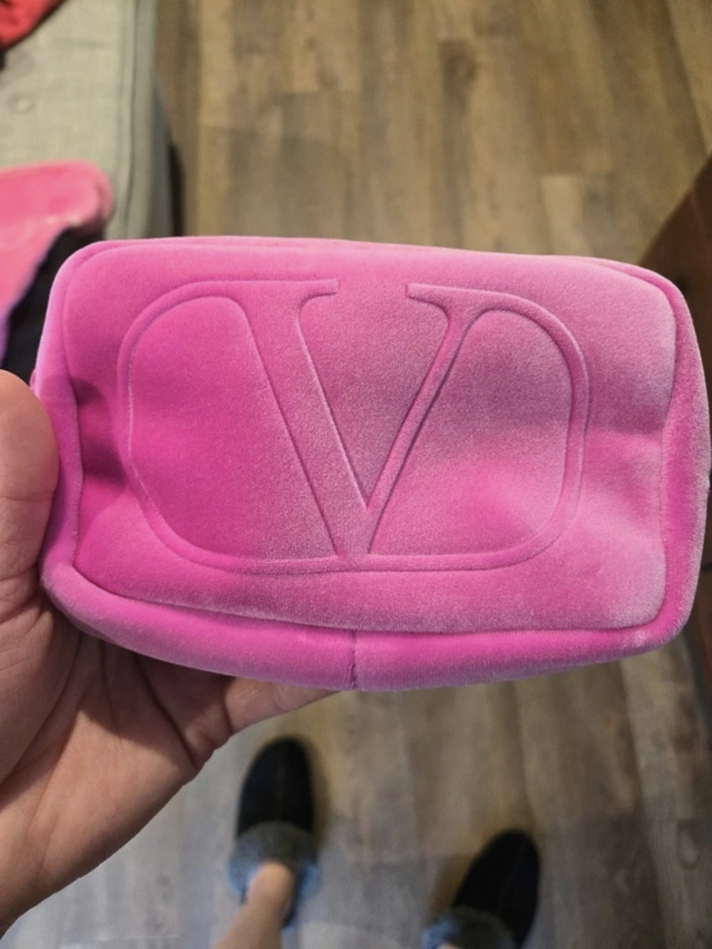 Valentino Garavani Petite Pochette Rose/Pink Small Pouch Cosmetic Bags & Cases